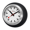 Mondaine Schwarze Tisch-Uhr, 60 mm