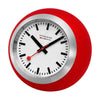 Mondaine Rote Tisch-Uhr, 60 mm