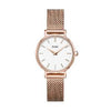 Cluse Boho Chic Petite Mesh, Rose Gold, White/Rose Gold