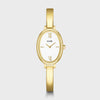 Cluse L'Ovale Watch Steel, White, Gold Colour