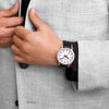Mondaine stop2go, Veganes Traubenleder, 41 mm