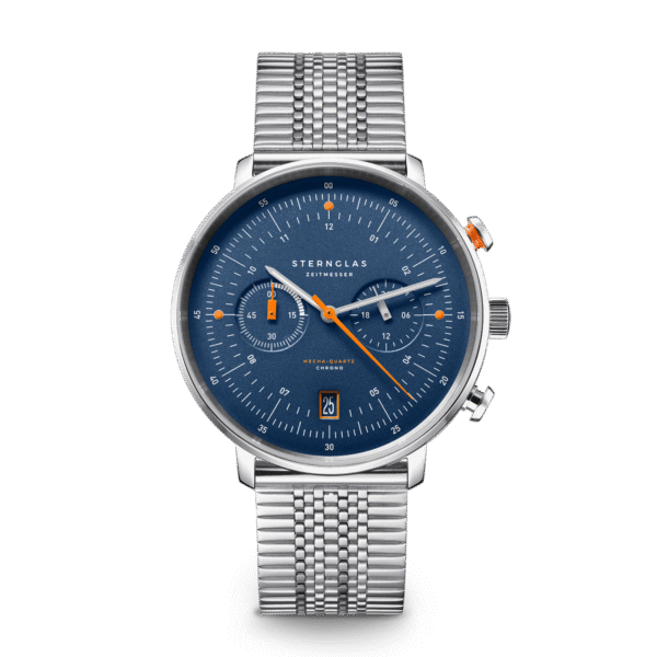 HAMBURG Chrono dunkelblau silber / SuperSlim 20 silber
