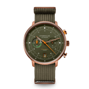 HAMBURG Chrono dunkelgrün bronze / Field 20 waldgrün