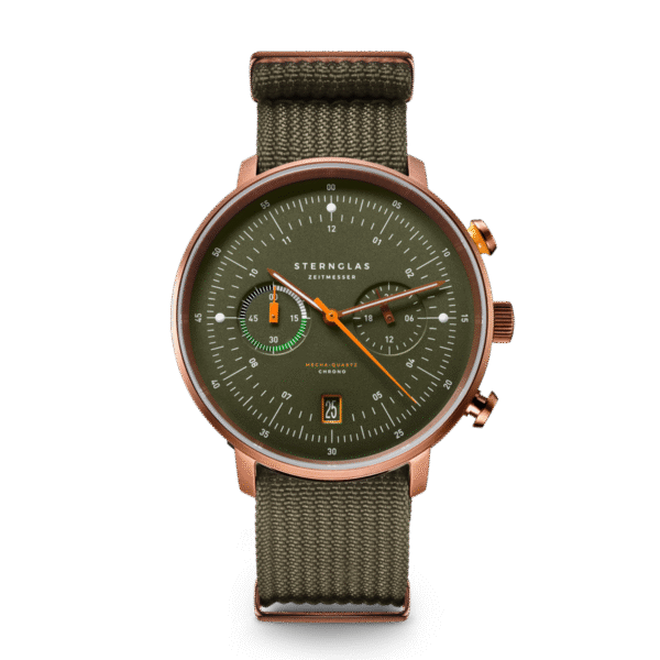 HAMBURG Chrono dunkelgrün bronze / Field 20 waldgrün