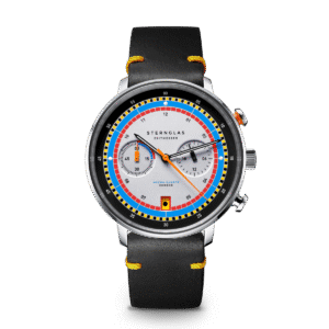 HAMBURG Chrono REGATTA silber / Vintage 20 nero-gelb