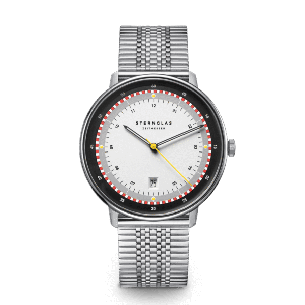 HAMBURG Edition Hafen grau silber / SuperSlim Metallarmband 20 silber