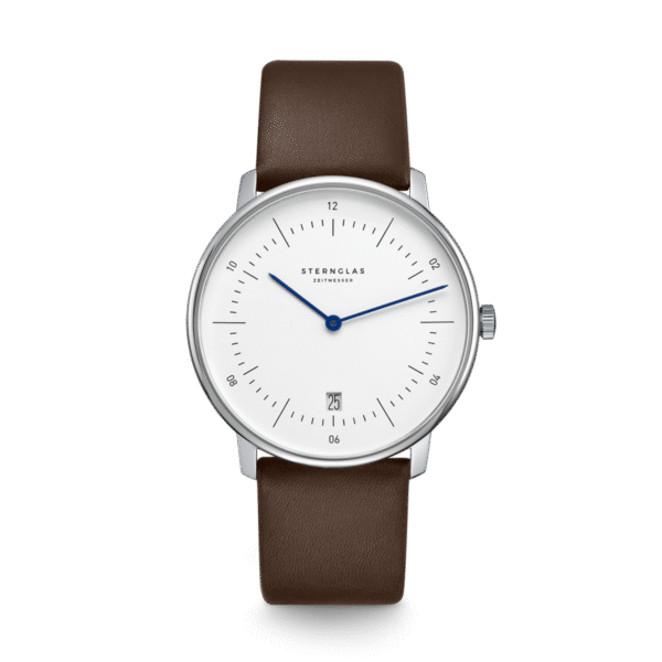 NAOS weiss silber / Premium dunkelbraun