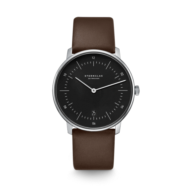 NAOS schwarz silber / Premium dunkelbraun
